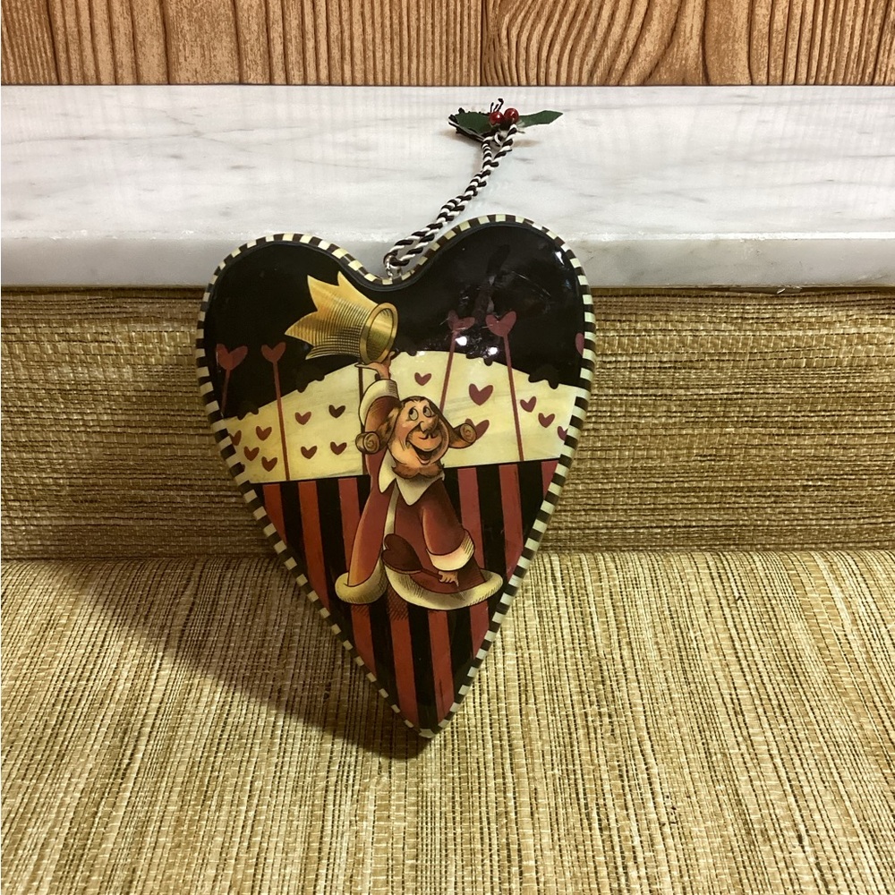 Disney King & Queen of Hearts Heart-Shaped Decorative Ornament